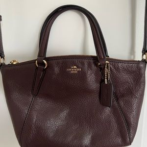 Coach F57563 Mini Kelsey in Pebble Leather Satchel